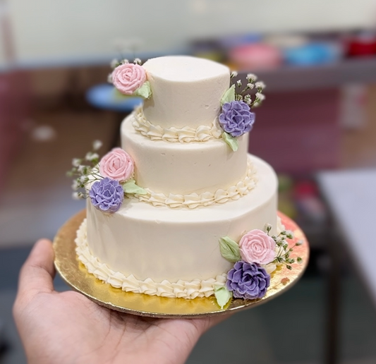 Floral Mini Tier Cake