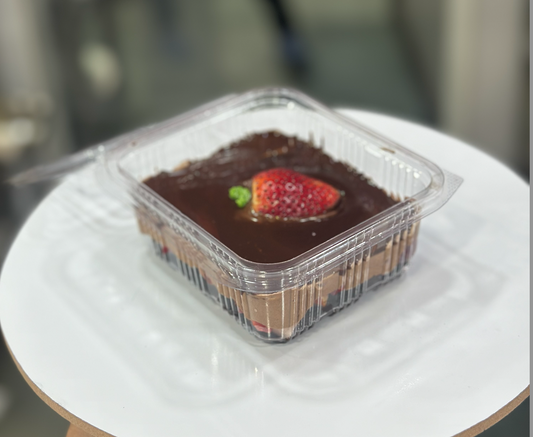 Strawberry Belgian Chocolate Mousse Tub