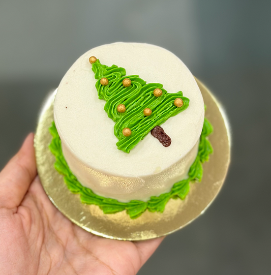 Christmas Tree Micro Cake