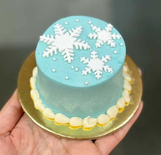 Snowflake Micro Cake